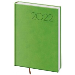 Diář 2022 Print - světle zelený, týdenní, A5