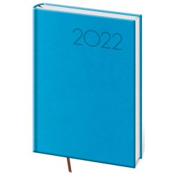 Diář 2022 Print - světle modrý, denní, A5