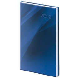 Diář 2022 Vario - Blue design, týdenní kapesní