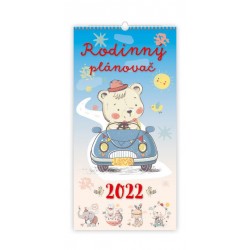Kalendář nástěnný 2022 - Rodinný plánovač