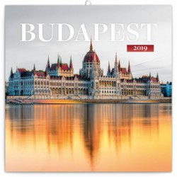 Kalendář poznámkový 2019 - Budapešť, 30 x 30 cm