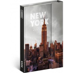 Diář 2022: New York - týdenní, magnetický, 11 x 16 cm
