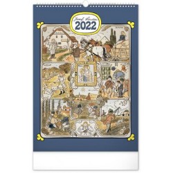Kalendář 2022 nástěnný: Josef Lada – Měsíce, 33 × 46 cm