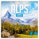 Kalendář 2022 poznámkový: Alpy, 30 × 30 cm (západní kalendárium)
