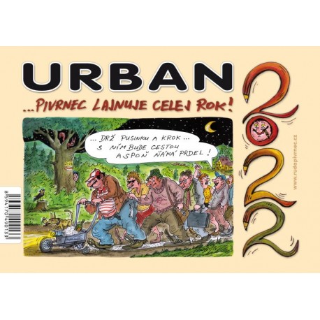 Kalendář Urban 2022 - Pivrnec lajnuje celej rok!