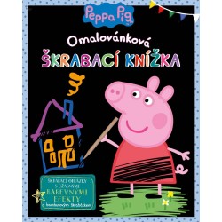 Peppa Pig - Omalovánková škrábací knížka