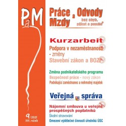 PaM 9/2021 – Kurzarbeit – nová právní úprava příspěvku při částečné práci