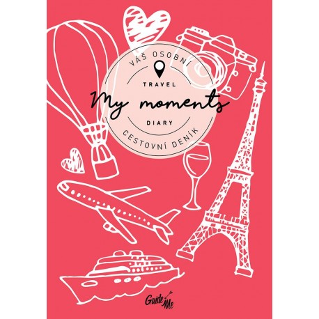 My Moments - cestovní deník / červený