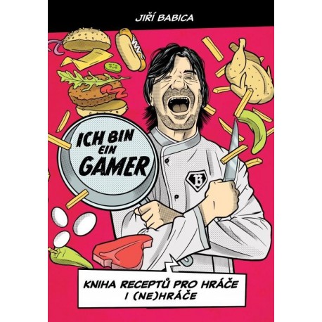 Komiksová kuchařka Ich bin ein Gamer - Kniha receptů pro hráče i (ne)hráče