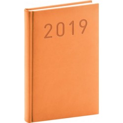 Diář 2019 - Vivella Fun - denní, oranžový, 15 x 21 cm