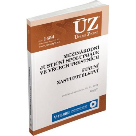 ÚZ 1454 Mezinárodní justiční spolupráce
