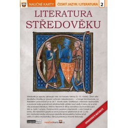 Literatura středověku - Naučné karty