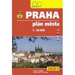Praha - knižní plán města 2022/23