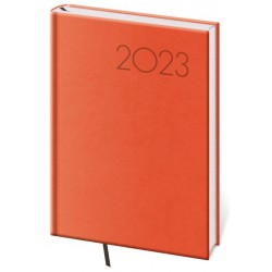 Diář 2023 Print - oranžová, denní A5