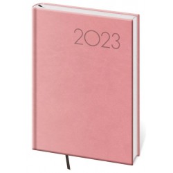 Diář 2023 Print - růžová, denní A5