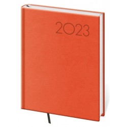 Diář 2023 Print - oranžová, denní B6