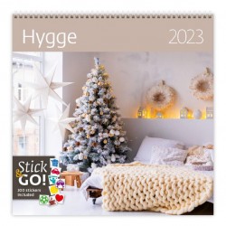 Kalendář nástěnný 2023 - Hygge, plánovací