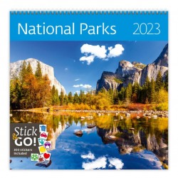 Kalendář nástěnný 2023 - National Parks, plánovací
