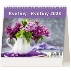 Kalendář stolní 2023 - MiniMax Květiny
