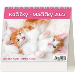 Kalendář stolní 2023 - MiniMax Kočičky