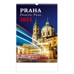 Kalendář nástěnný 2023 - Praha