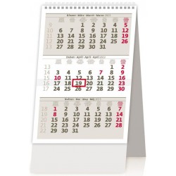 Kalendář stolní 2023 - MINI ČR/SR, tříměsíční