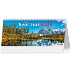 Kalendář stolní 2023 - Svět hor