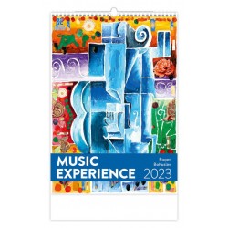 Kalendář nástěnný 2023 - Music Experience, Exclusive Edition