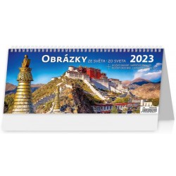Kalendář stolní 2023 - Obrázky ze světa