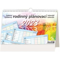 Kalendář stolní 2023 - Týdenní rodinný plánovací