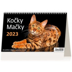 Kalendář stolní 2023 - Kočky