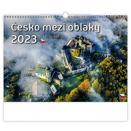 Kalendář nástěnný 2023 - Česko mezi oblaky