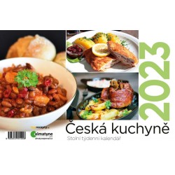 Kalendář 2023 Česká kuchyně, stolní, týdenní, 214 x 140 mm