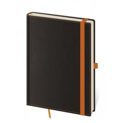 Zápisník - Black Orange - linkovaný L