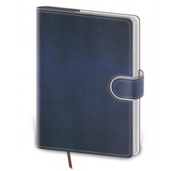 Zápisník - Flip-B6 modro/bílá, tečkovaný