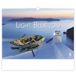 Kalendář nástěnný 2019 - Light Blue