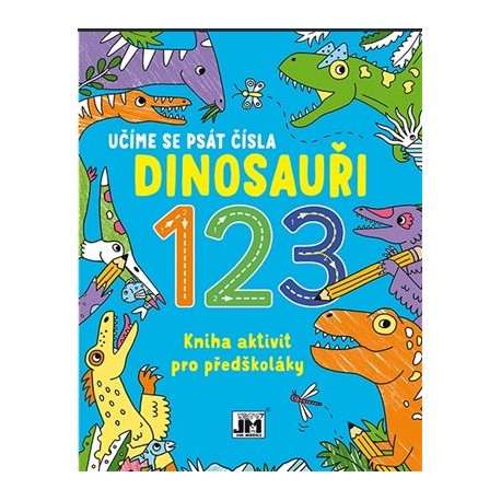 Učíme se psát čísla - Dinosauři 123