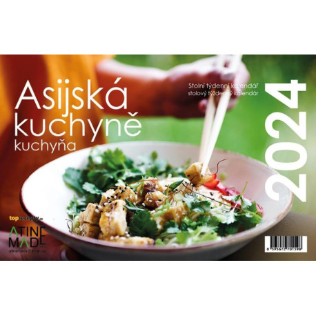 Kalendář 2024 Asijská kuchyně, stolní, týdenní, 225 x 150 mm